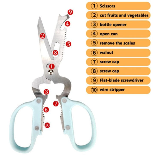 10 -In -1 Multifunctional Kitchen Scissors