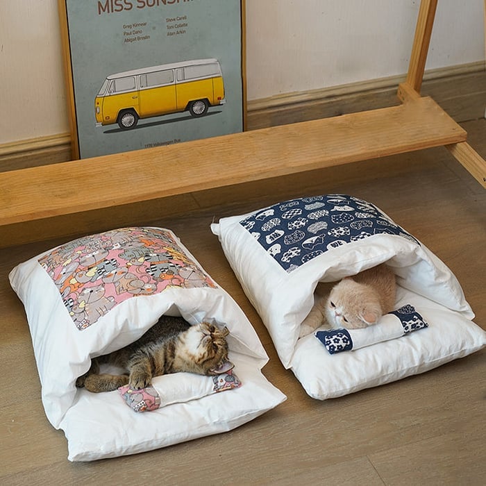 ✨Japanese style warm four seasons cat bed pet bed😺