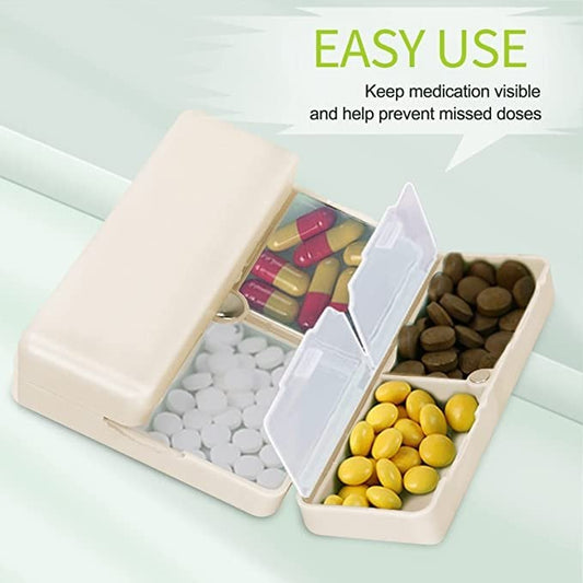 🔥Hot Sale -💊7 Compartments Portable Pill Case