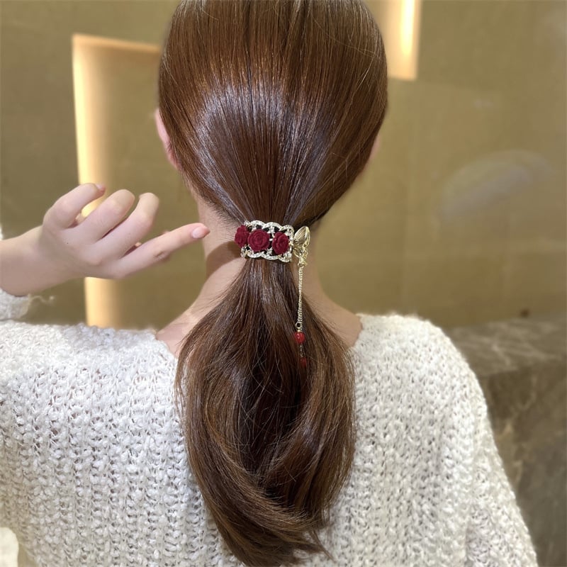 🎅Early Christmas Sale🔥Create a noble elegance - 🌹 Vintage rose hairpins 🌹