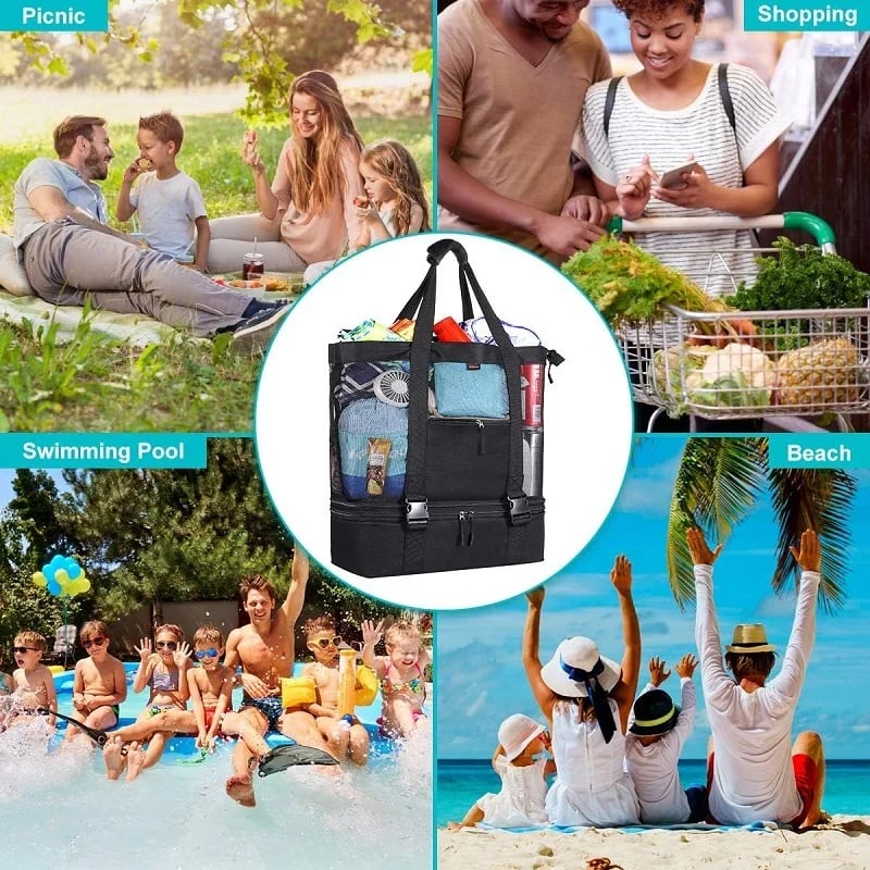 🔥 Hot sale——Beach Bliss 2-in-1 Tote & Cooler Bag🏖️