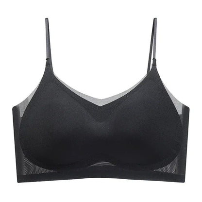 🎉SOUTIEN-GORGE CONFORT EN SOIE GLACE SANS COUTURE ULTRA-MINCE GRANDE TAILLE D'ÉTÉ🎉