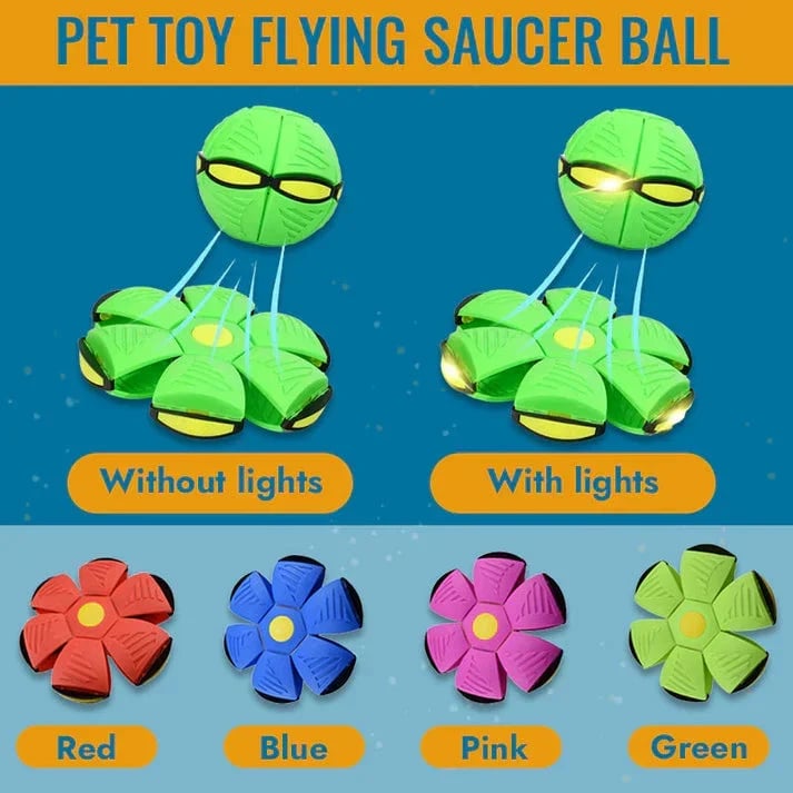 🐾 Dog Toy Flying Saucer Ball