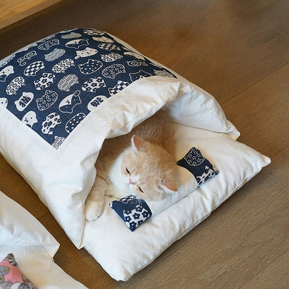 ✨Japanese style warm four seasons cat bed pet bed😺