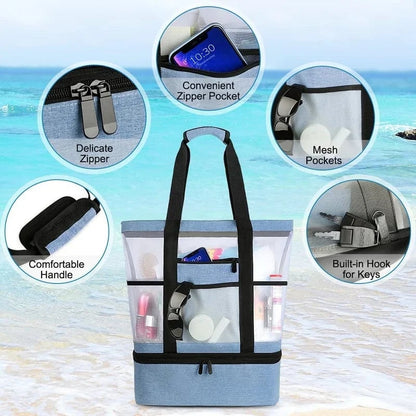 🔥 Hot sale——Beach Bliss 2-in-1 Tote & Cooler Bag🏖️