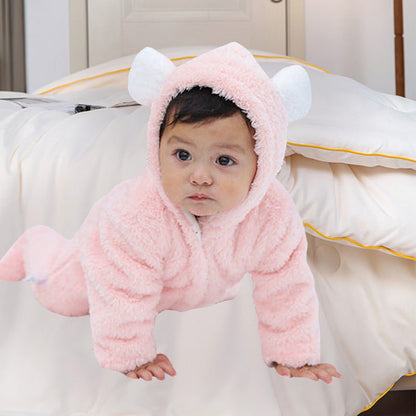 Winter Warm Fleece Newborn Baby Rompers