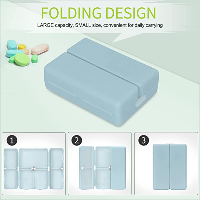 🔥Hot Sale -💊7 Compartments Portable Pill Case