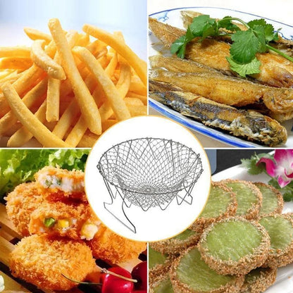 Stainless Steel Retractable Strainer Cooking Basket