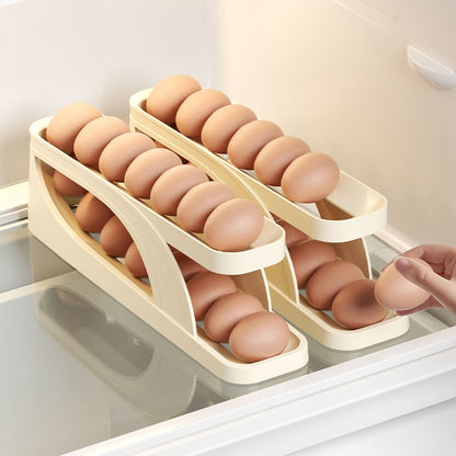 2023 New Automatic Roll-Down Double-layer Egg Dispenser