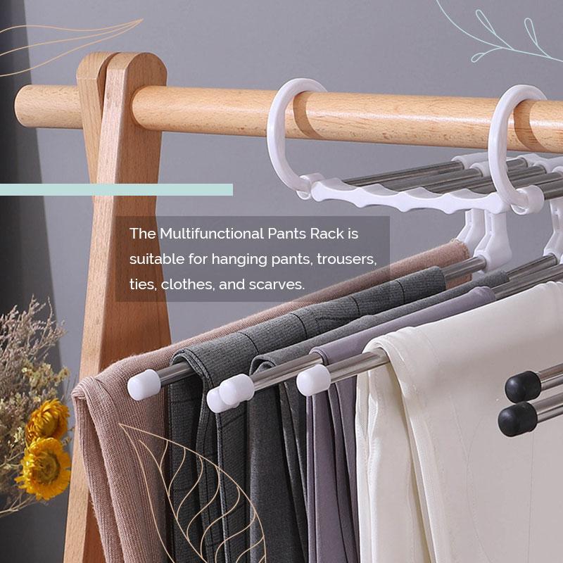 (Mother's Day Sale-Special Offer Now) Multi-functional Pants Rack (BUY 5 GET Extra 30% OFF)