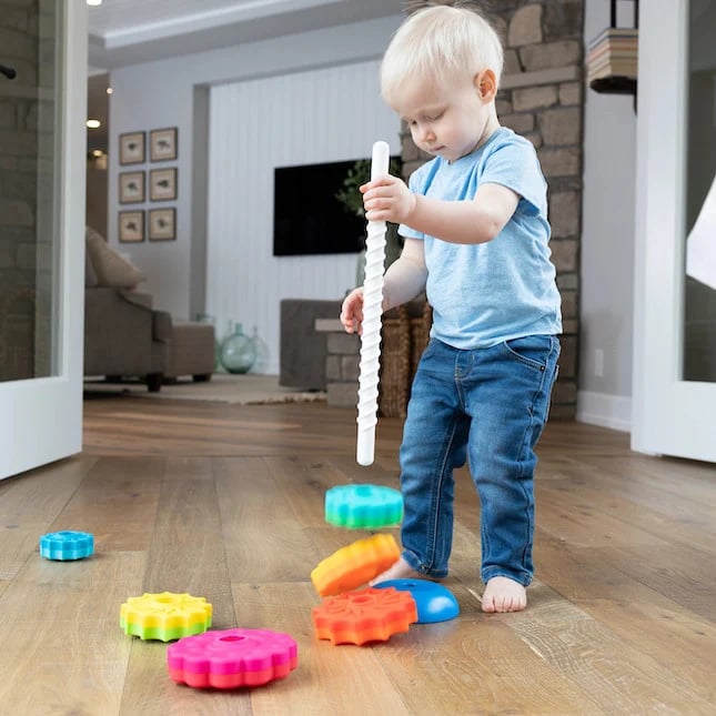 Toy Rainbow Stacking Circle👍