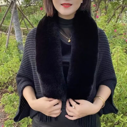 🔥Buy now and get 60% off ! 🔥Women's Knitted Thick Loose Shawl (Châle tricoté épais et lâche)