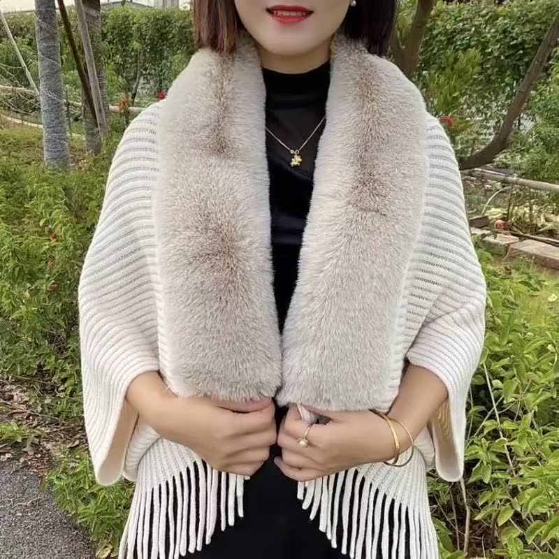 🔥Buy now and get 60% off ! 🔥Women's Knitted Thick Loose Shawl (Châle tricoté épais et lâche)