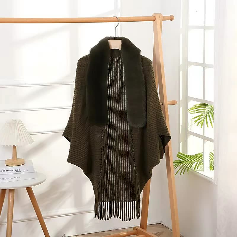 🔥Buy now and get 60% off ! 🔥Women's Knitted Thick Loose Shawl (Châle tricoté épais et lâche)