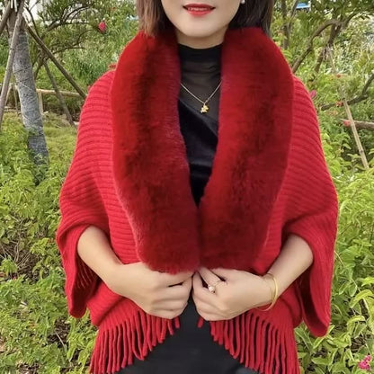 🔥Buy now and get 60% off ! 🔥Women's Knitted Thick Loose Shawl (Châle tricoté épais et lâche)